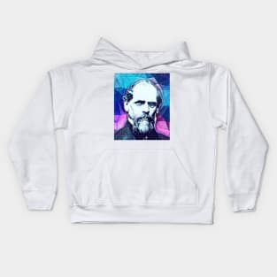 John A. Roebling Snowy Portrait | John A. Roebling Artwork 10 Kids Hoodie